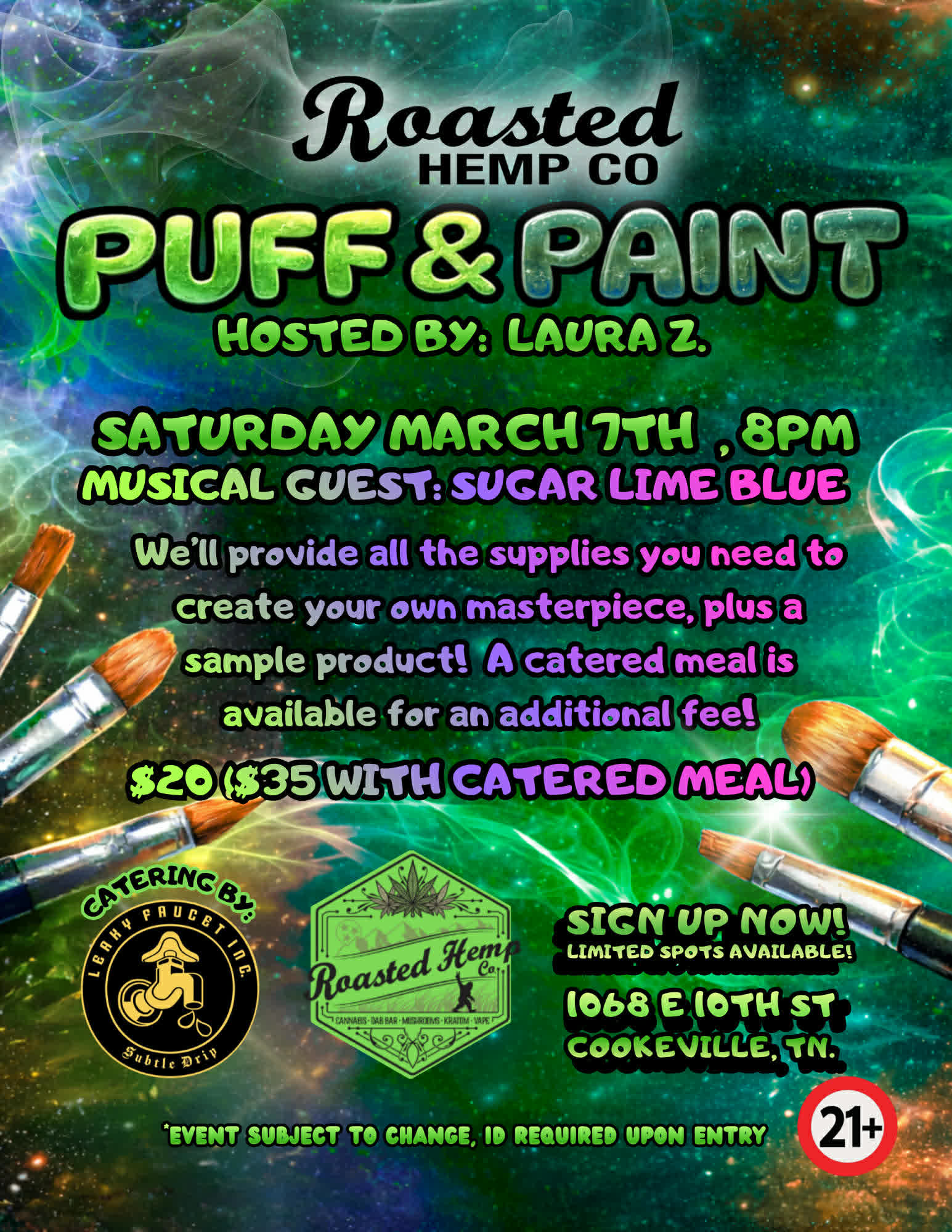 Puff and Paint with Laura Z March